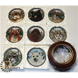 LOT OF 8 ROCKY MOUNTAIN 3D ANIMAL PLATES