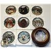 Image 1 : LOT OF 8 ROCKY MOUNTAIN 3D ANIMAL PLATES