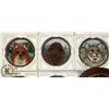 Image 3 : LOT OF 8 ROCKY MOUNTAIN 3D ANIMAL PLATES
