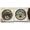 Image 4 : LOT OF 8 ROCKY MOUNTAIN 3D ANIMAL PLATES