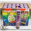 Image 1 : CASE OF 24 PARTY POPPERS (NOT FIREWORKS)