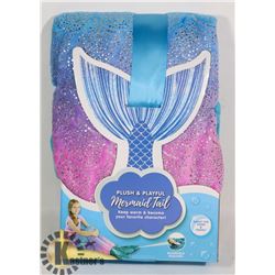 NEW PLUSH AND PLAYFUL MERMAID TAIL KIDS BLANKET