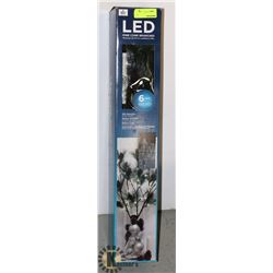 6 PACK LED PINE CONE BRANCHES