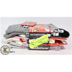 3PK LADIES HEAT WAVE SOCKS