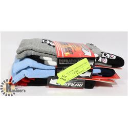 3PK LADIES HEAT WAVE SOCKS