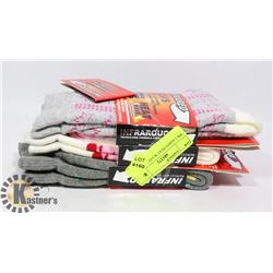 3PK LADIES HEAT WAVE SOCKS