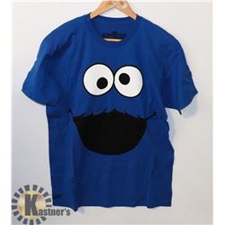 MENS COOKIE MONSTER T-SHIRT L
