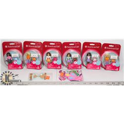 CASE LOT OF ASSORTED AMERICAN GIRL TOY FIGURES