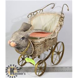 ASHTON DRAKE WICKER DOLL CARRIAGE