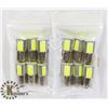 Image 1 : LOT OF 12 NEW RV/AUTO LED BULBS - COOL WHITE