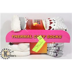 2PK LADIES COZY SLIPPER SOCKS