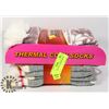 Image 1 : 2PK LADIES COZY SLIPPER SOCKS
