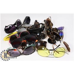 BAG OF 18 PAIRS OF SUNGLASSES