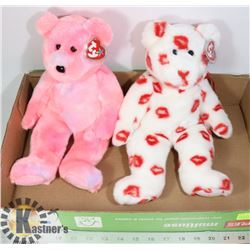 LOT OF TWO LARGE AND VINTAGE TY BEANIES