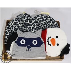 FLAT OF TODDLER HATS