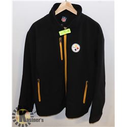 PITTSBURG STEELERS LINED JACKET- MEN'S LARGE