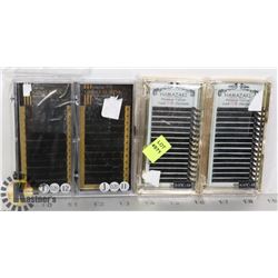 4 PACKS OF ASSORTED LASHES