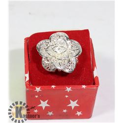 RETRO FLOWERS  FILAGREE RING