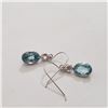 Image 1 : 10K WHITE GOLD BLUE ZIRCON(2.6CT) WHITE