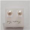 Image 1 : SILVER FRESH WATER PEARL EARRINGS