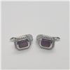 Image 1 : SILVER RUBY 5.7G(3CT) EARRINGS