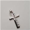 Image 1 : SILVER CZ CROSS  PENDANT