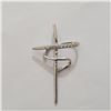 Image 1 : SILVER CROSS CZ PENDANT