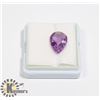 Image 1 : #94-PURPLE AMETHYST GEMSTONE PEAR SHAPE 3.5ct