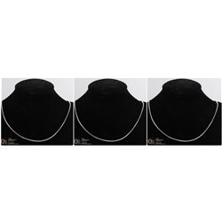 LOT OF 3 NEW 22" ROPE CHAINS