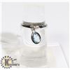 Image 1 : #198-SKY BLUE TOPAZ RING SIZE 7
