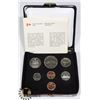 Image 1 : 1978 CANADIAN 7 COIN UNCIRCULATED COIN SET IN RCM