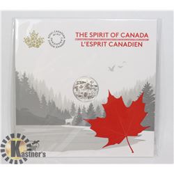 2017 CANADIAN FINE SILVER THE SPIRIT OF CANADA $3