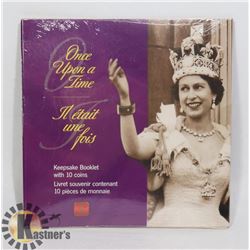 ONCE UPON A TIME 10 COIN CANADIAN 50 CENT QUEEN