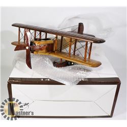 14" DECORATIVE PLANE IN BOX