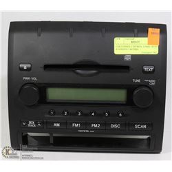 CAR CONSOLE STEREO,  CAME FROM A TOYOTA TACOMA.
