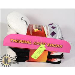 2PK LADIES COZY SLIPPER SOCKS