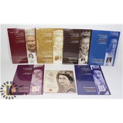 Q.E. II DIAMOND JUBILEE STAMP SET- VOLUMES 1-6