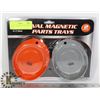 Image 1 : NEW 2PC OVAL MAGNETIC PARTS TRAYS