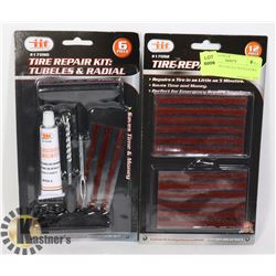 NEW TIRE REPAIR KIT WITH EXTRA PLUG SET