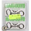 Image 1 : LOT OF TWO HANDCUFFS WITH KEYS