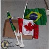 Image 1 : BRAZIL AND CANADA FLAGS