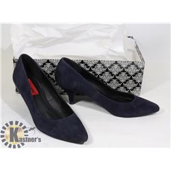 PAIR OF LONDON REBEL NAVY BLUE PUMP
