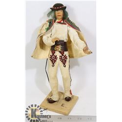 SPANISH / MEXICAN SCULPTURE OF A MAN