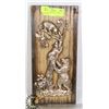 Image 1 : VINTAGE 3 BEARS WALL DISPLAY ON WOOD