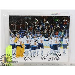 TEAM FINLAND NATIONAL WOMENS TEAM SIGNED PHOTO