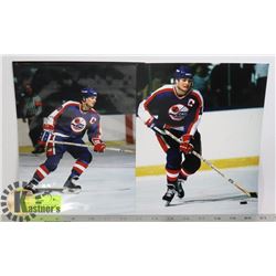 DALE HAWERCHUK WINNIPEG JETS PHOTOS X2