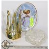 Image 1 : SANDRA KUCK ANGEL KISSES/ GLASS ANGEL/CANDLEHOLDER