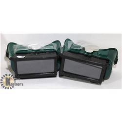 TWO PAIRS OF WELDING GOGGLES