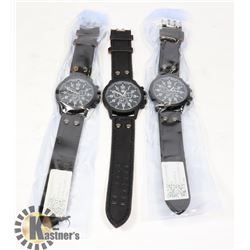 LOT OF 3 NEW MENS WATCHES