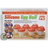 Image 1 : NEW SILICON EGG BOIL SET